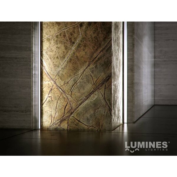 Lumines Aluminium Profiel XL Opbouw 1 meter geanodiseerd
