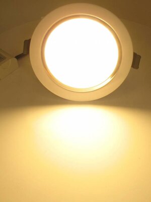 LED Downlight Warm Wit 9 Watt