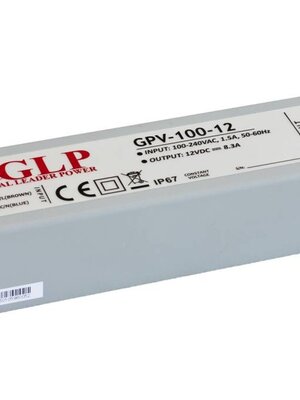 Waterdichte LED Voeding 12V 8.3A 100W