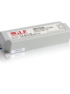 Waterdichte LED Voeding 24V 3A 75W