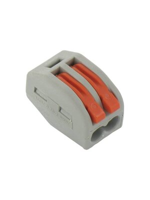 Wago verbindingsklem, lasklem 2-voudig