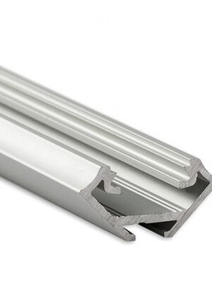 Aluminium Profiel voor hoeken 1 meter Zilver