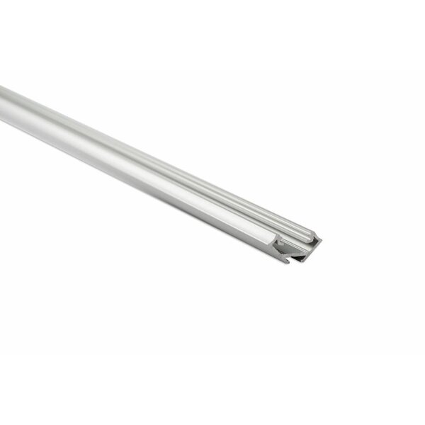 Lumines Aluminium Profiel voor hoeken 1 meter Zilver Geanodiseerd