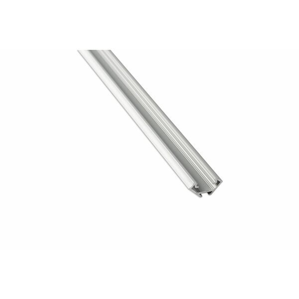 Lumines Aluminium Profiel voor hoeken 1 meter Zilver Geanodiseerd