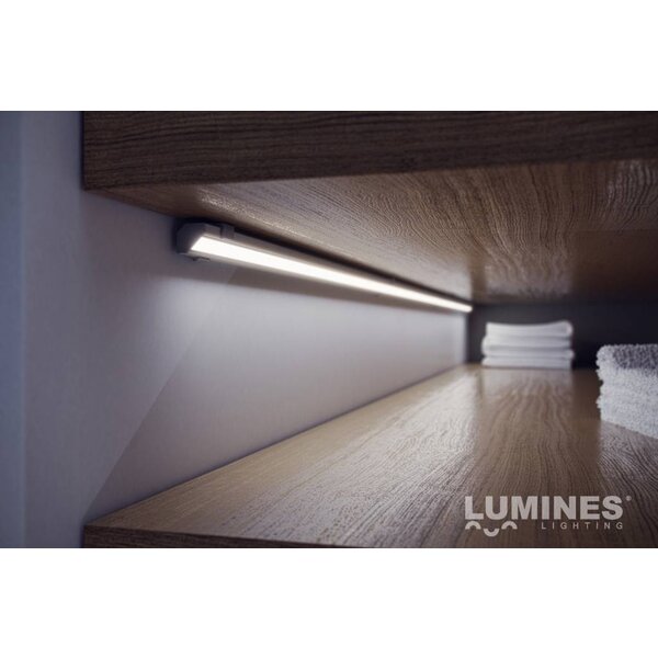 Lumines Aluminium Profiel voor hoeken 1 meter Zilver Geanodiseerd