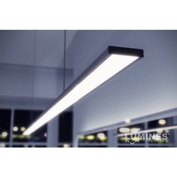 Lumines Aluminium Slim Opbouw Profiel - Architectonisch 1 Meter