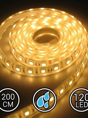 Aquarium LEDStrip Extra Bright Warm Wit 200CM