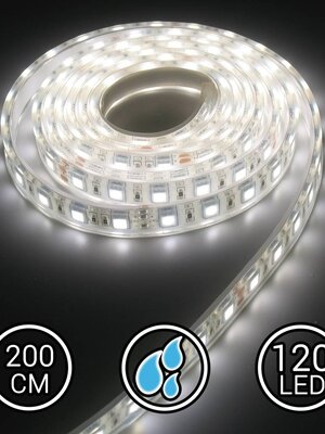 Aquarium LED Strip Extra Bright Helder Wit 200CM 6000K
