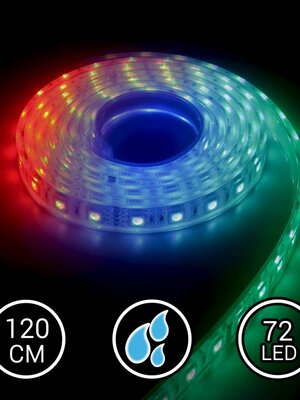 Aquarium LED Strip RGB 120CM Multi-Kleur