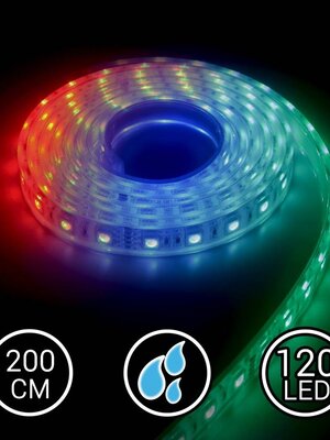 Aquarium LED Strip RGB 200CM Multi-Kleur