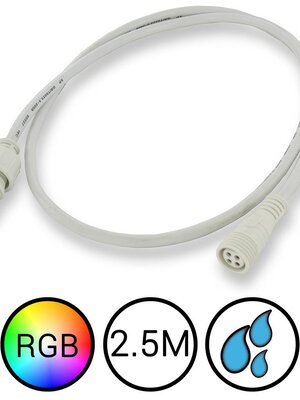 RGB Verlengkabel 250cm voor Aquarium LED Strips