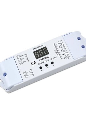 DMX Decoder RGBW 4 kanaals