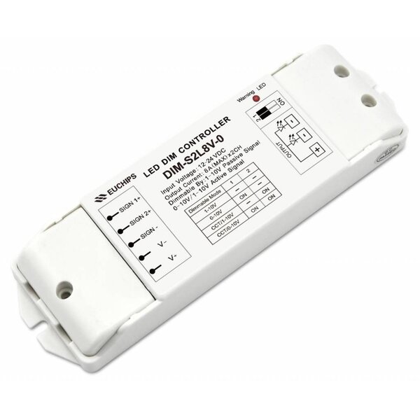 Euchips 1-10V Dual White LED Dimmer/Controller