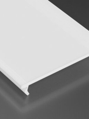 Milky cover PMMA voor architectonische profielen 100cm