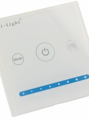 Wandpaneel voor LED Strips enkele kleur