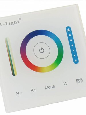 Wandpaneel voor RGB/RGBWLED Strips