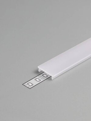 Milky CLICK cover 2m voor 10mm  TOPMET profielen