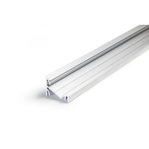 Topmet 14mm Aluminium hoek profiel 1 meter 60/30 graden Corner14