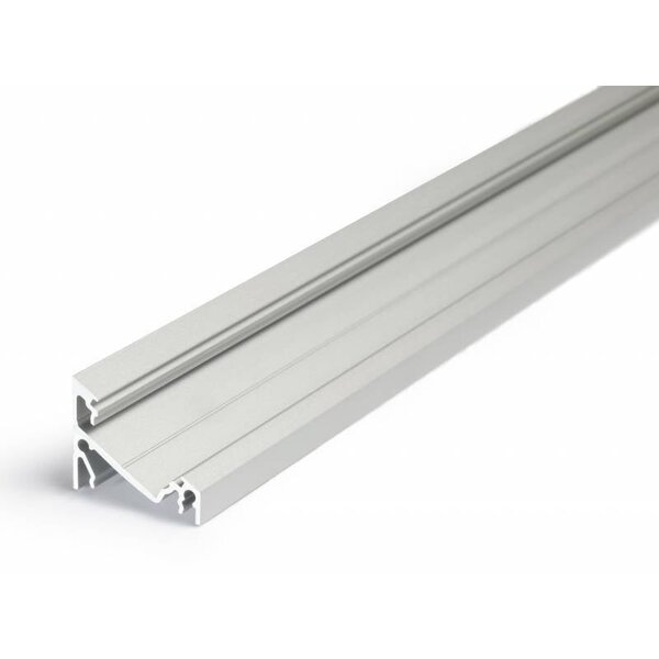 Topmet 14mm Aluminium hoek profiel 2 meter 60/30 graden Corner14