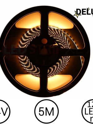 LED Strip 2200K Wit 5 meter 24V - Deluxe