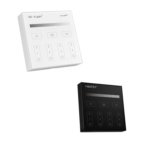 Milight / MiBoxer 2.4GHz Wandpaneel voor LED Strips enkele kleur