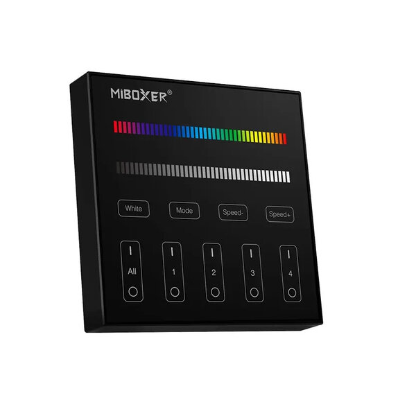 Milight / MiBoxer 2.4GHz Wandpaneel voor RGB en RGBW LED Strips