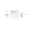 Milight / MiBoxer 2.4GHz Wandpaneel voor RGB en RGBW LED Strips