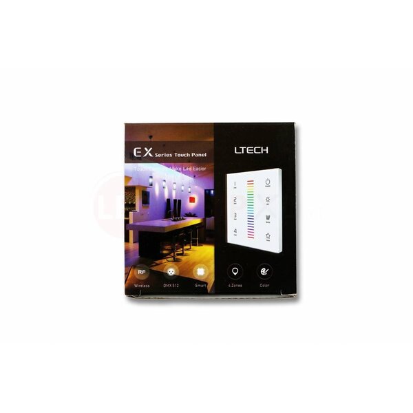 Ltech Wandpaneel EX5 voor 2.4G en DMX512 bediening