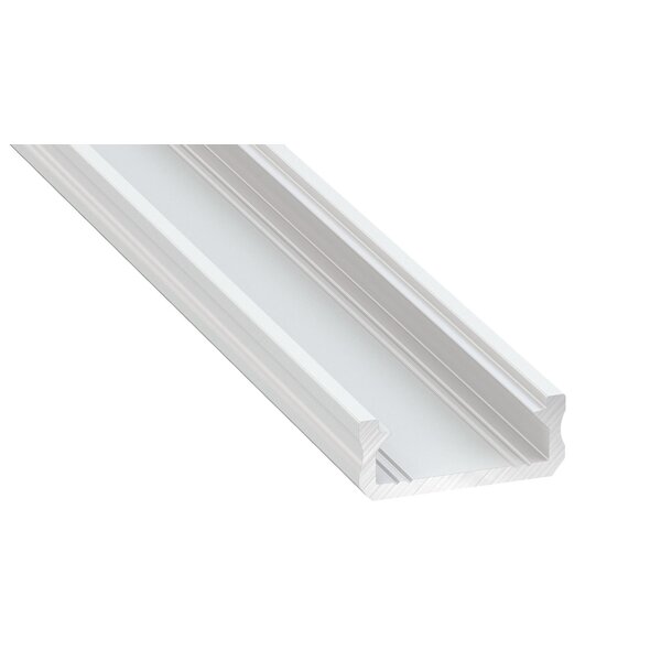 Lumines Aluminium opbouw profiel plat 1 meter