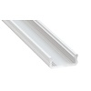 Lumines Aluminium opbouw profiel plat 2 meter (13mm binnenmaat)