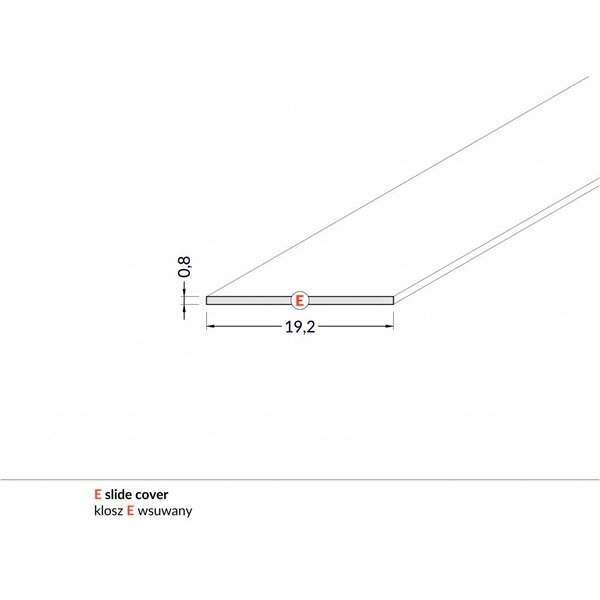 Topmet Aluminium inbouw profiel voor 14mm strips 2 meter Groove14