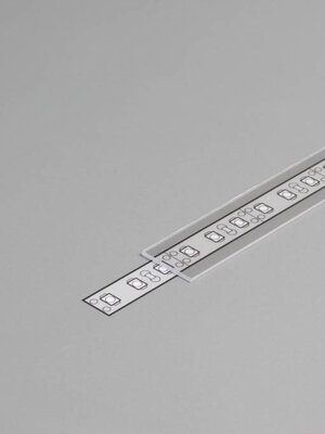 Transparante Cover 1m voor 10mm TOPMET profielen