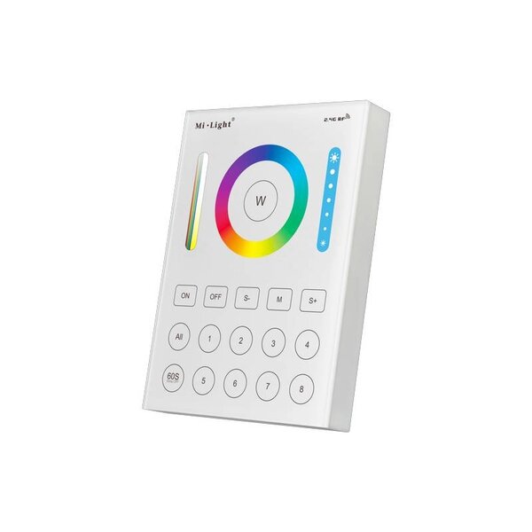 Milight / MiBoxer RGB+CCT Draadloos Wandpaneel 8-zones B8