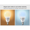 Milight / MiBoxer 5 Watt RGB + Warm Wit en Koud Wit E14 CCT Dual White Lamp