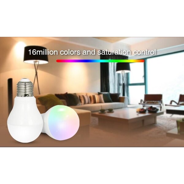 Milight / MiBoxer 6 Watt RGB + Warm Wit en Koud Wit E27 CCT Dual White Lamp