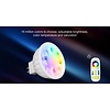Milight / MiBoxer 4 Watt 12 Volt RGB + Warm Wit en Koud Wit MR16 CCT Dual White Inbouw Spot
