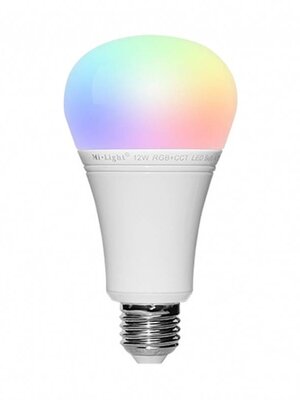 12 Watt RGB + Warm Wit en Koud Wit E27 CCT Dual White Lamp