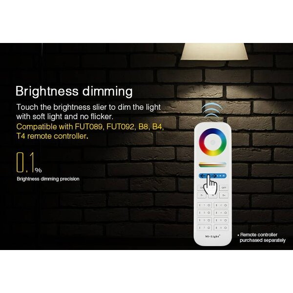 Milight / MiBoxer 12 Watt RGB + Warm Wit en Koud Wit E27 CCT Dual White Lamp