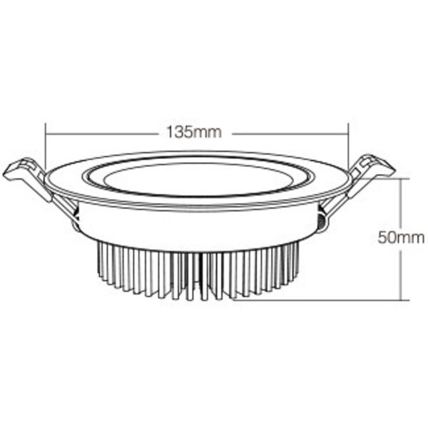 Milight / MiBoxer 9 Watt RGB + Warm Wit + Koud Wit  CCT kantelbare downlight Dual White