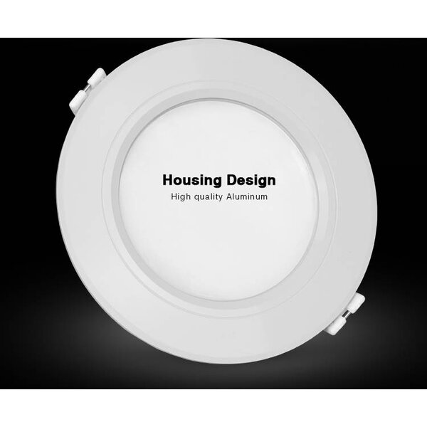 Milight / MiBoxer 6 Watt RGB + Warm Wit + Koud Wit CCT Downlight Dual White