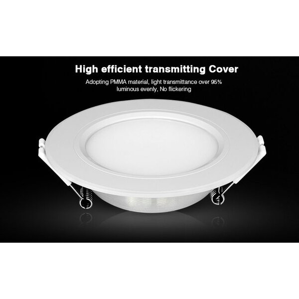 Milight / MiBoxer 6 Watt RGB + Warm Wit + Koud Wit CCT Downlight Dual White