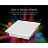 Milight / MiBoxer 9 Watt RGB + Warm Wit + Koud Wit CCT Downlight Vierkant