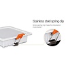 Milight / MiBoxer 9 Watt RGB + Warm Wit + Koud Wit CCT Downlight Vierkant