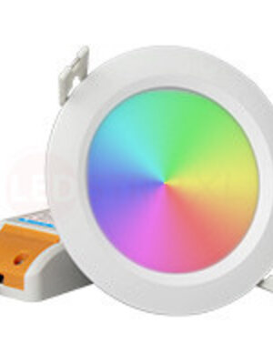 6 Watt RGB + Warm Wit + Koud Wit CCT Downlight Waterdicht IP54