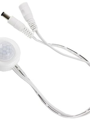 Micro PIR Sensor Tijd instelbaar Wit met Aansluitingen