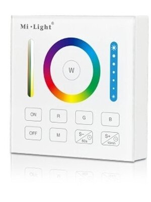 Smart Wandpaneel voor RGB, RGWB en RGB+CCT Zone  Controllers