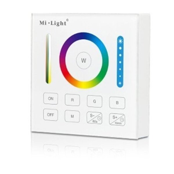 Milight / MiBoxer Smart Wandpaneel voor RGB, RGWB en RGB+CCT Zone  Controllers