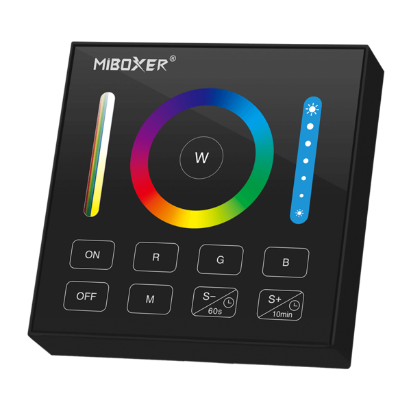 Milight / MiBoxer Smart Wandpaneel voor RGB, RGWB en RGB+CCT Zone  Controllers