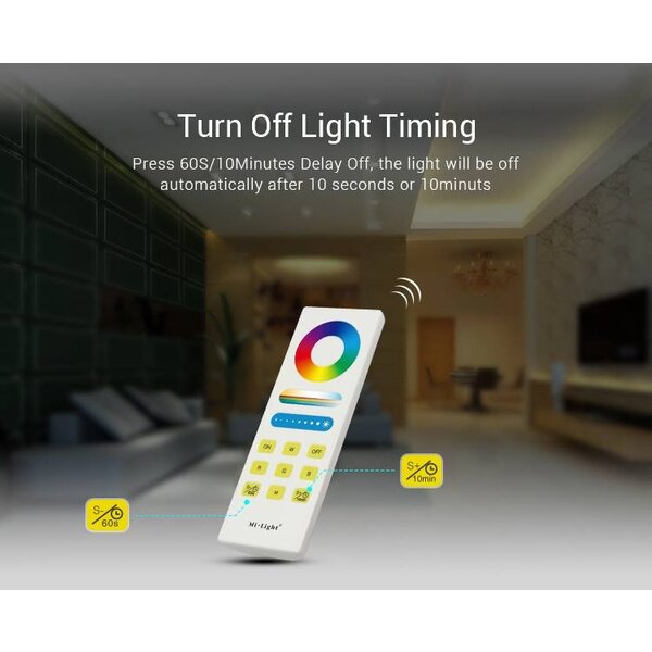 Milight / MiBoxer Single Zone RGB / RGBW / RGB+CCT Afstandsbediening