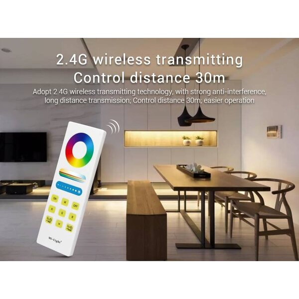 Milight / MiBoxer Single Zone RGB / RGBW / RGB+CCT Afstandsbediening